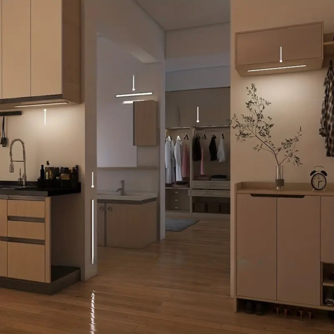 Tira de Luz LED Recargable por USB con Sensor de Movimiento