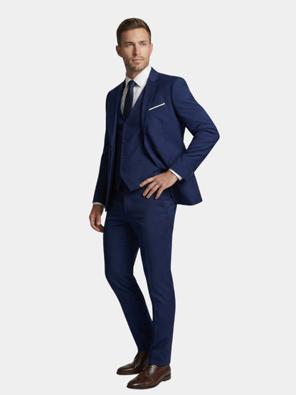 Traje clásico de tres piezas para hombre para ocasiones formales