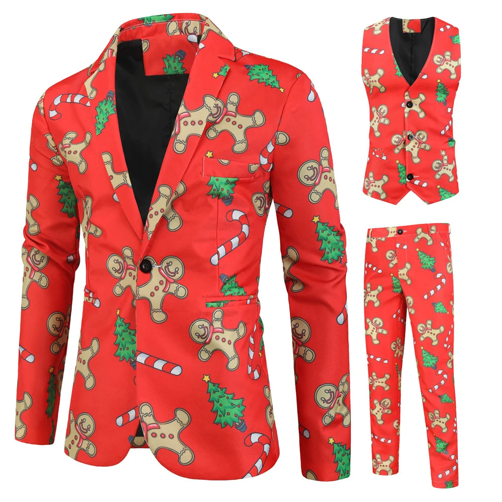 Traje navideño de 3 piezas Frosty