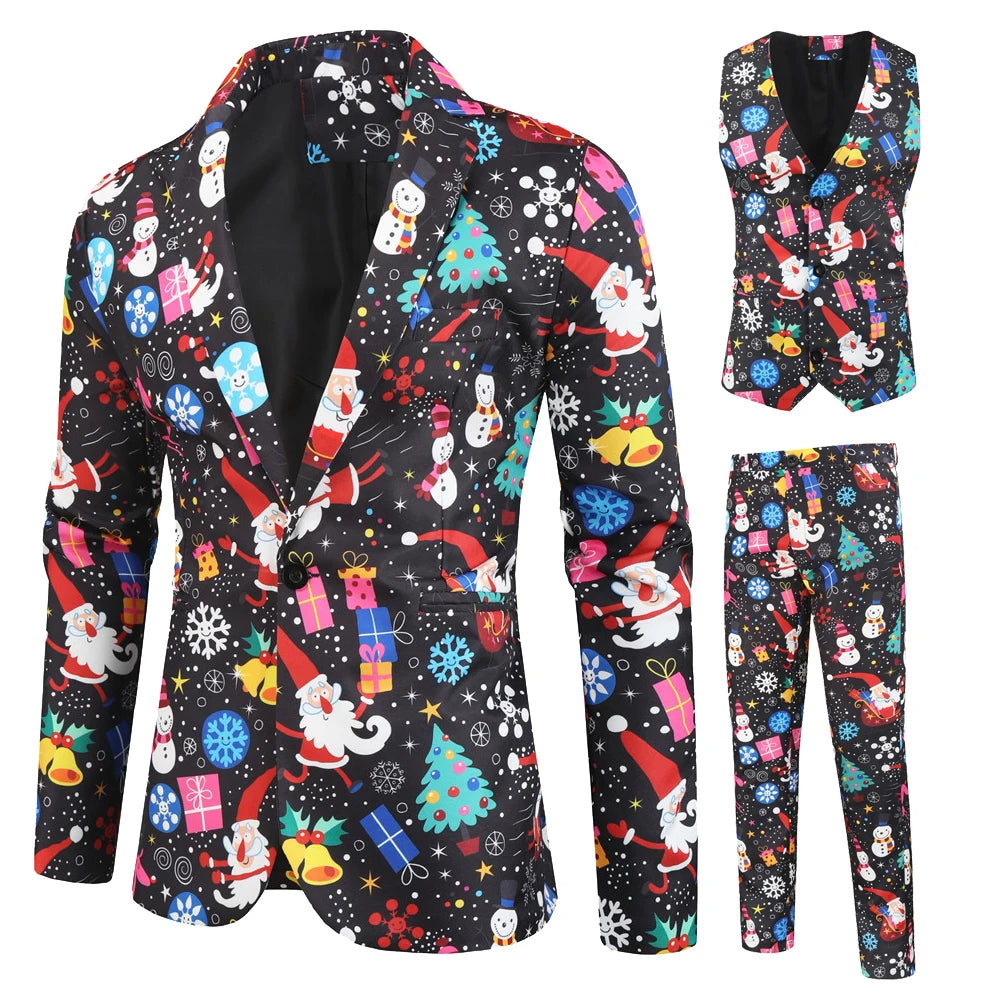 Traje navideño de 3 piezas Frosty