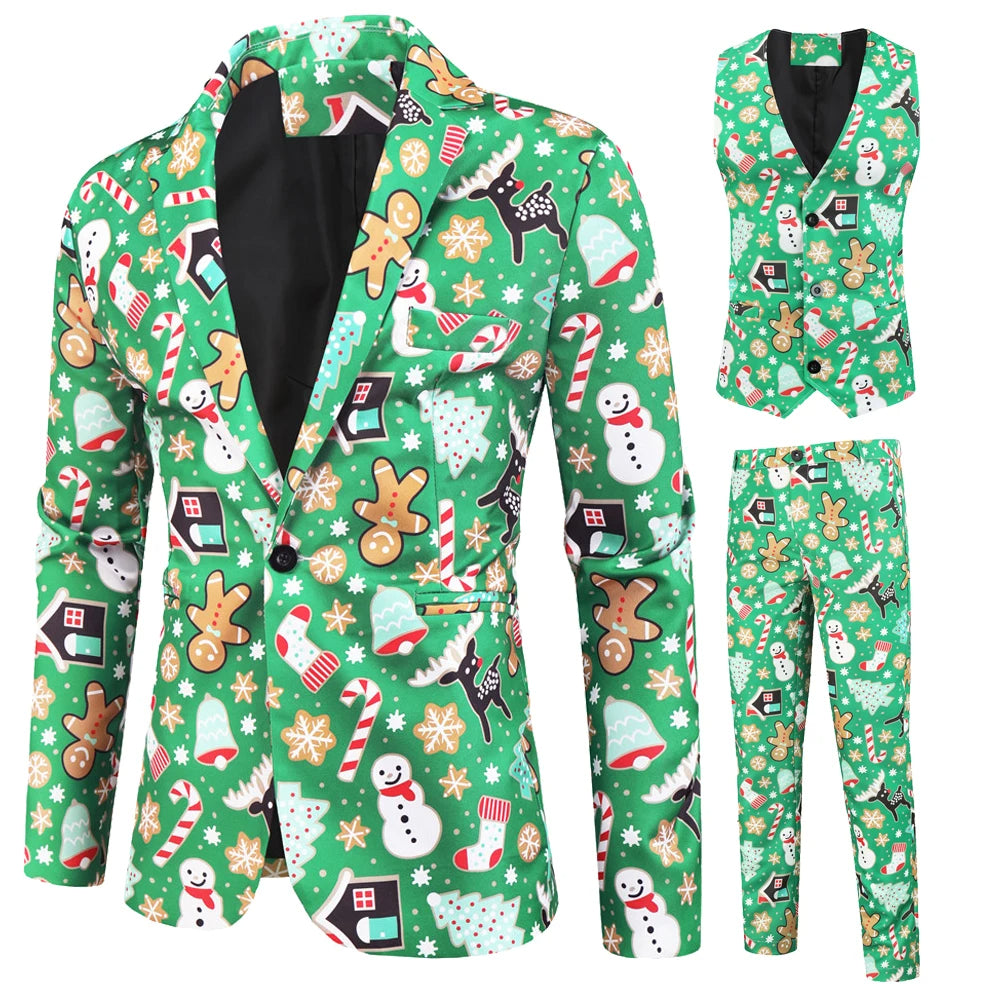 Traje navideño de 3 piezas Frosty