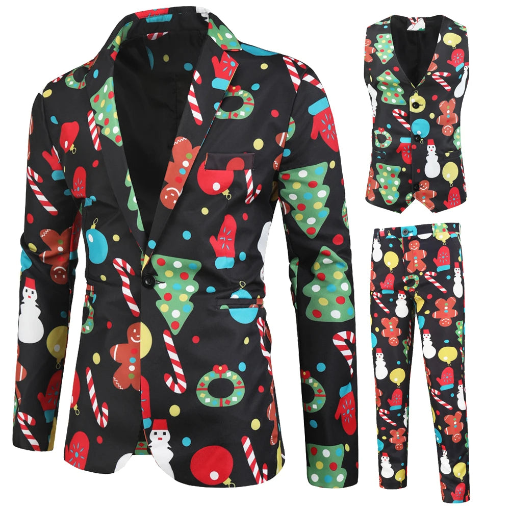 Traje navideño de 3 piezas Frosty