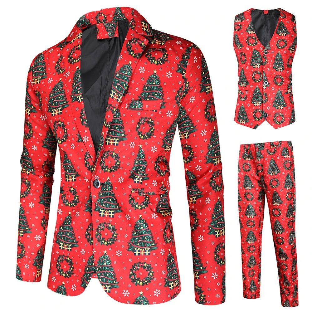 Traje navideño de 3 piezas Frosty