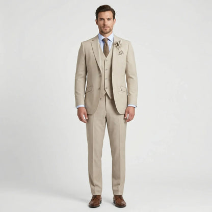 Traje slim de tres piezas