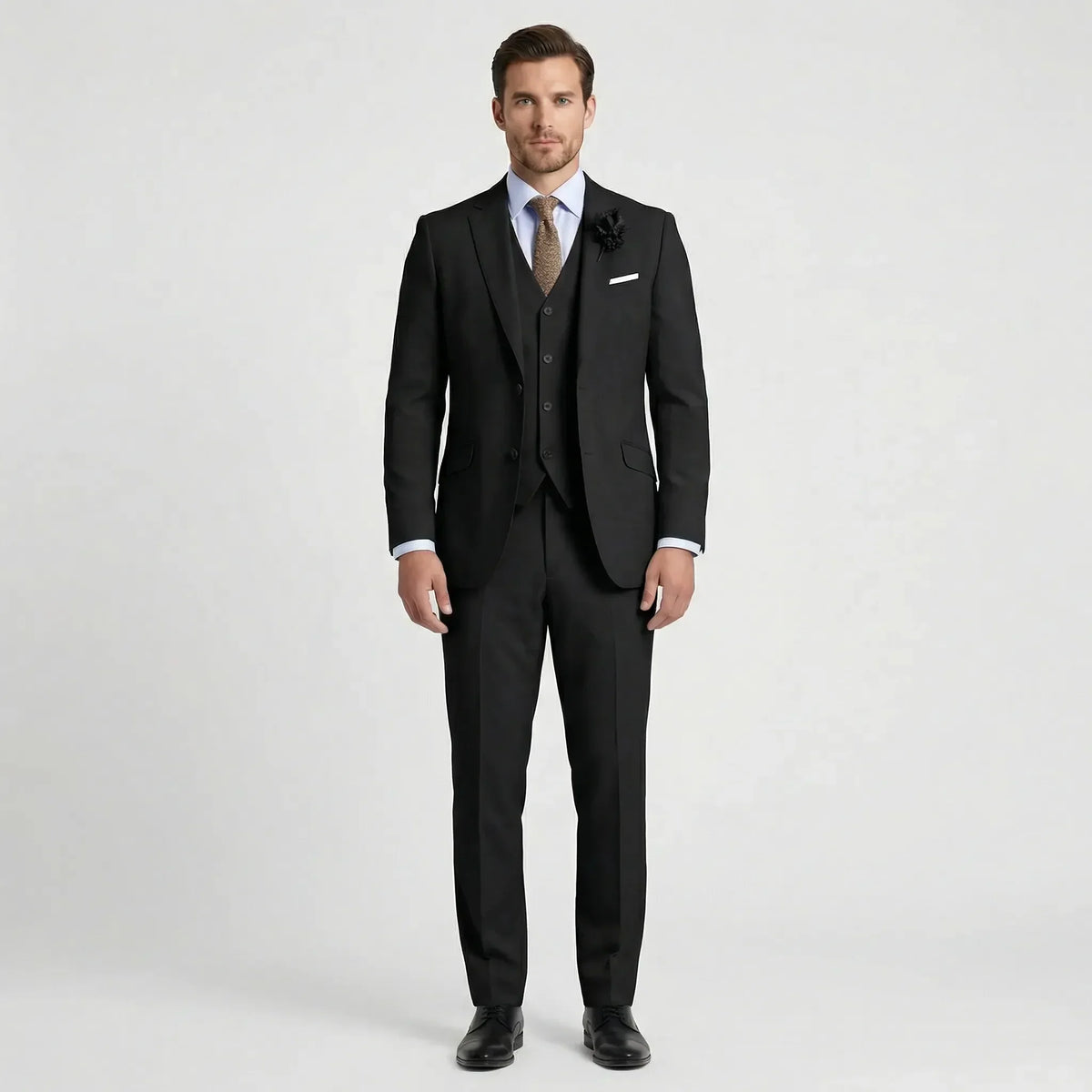 Traje slim de tres piezas
