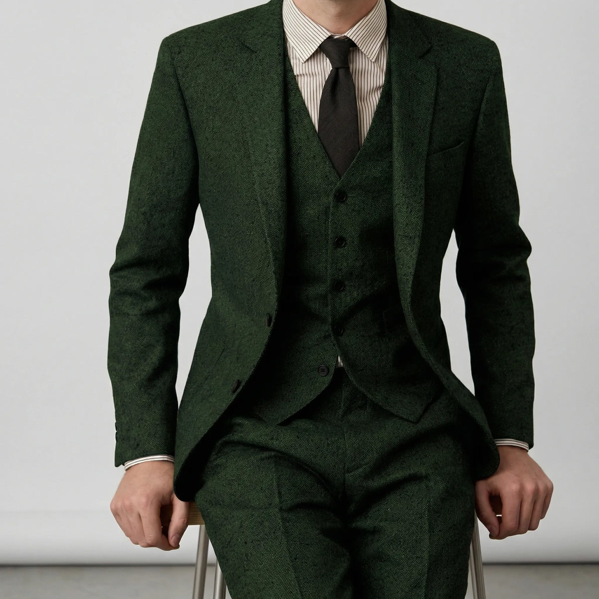 Traje slim fit de tres piezas