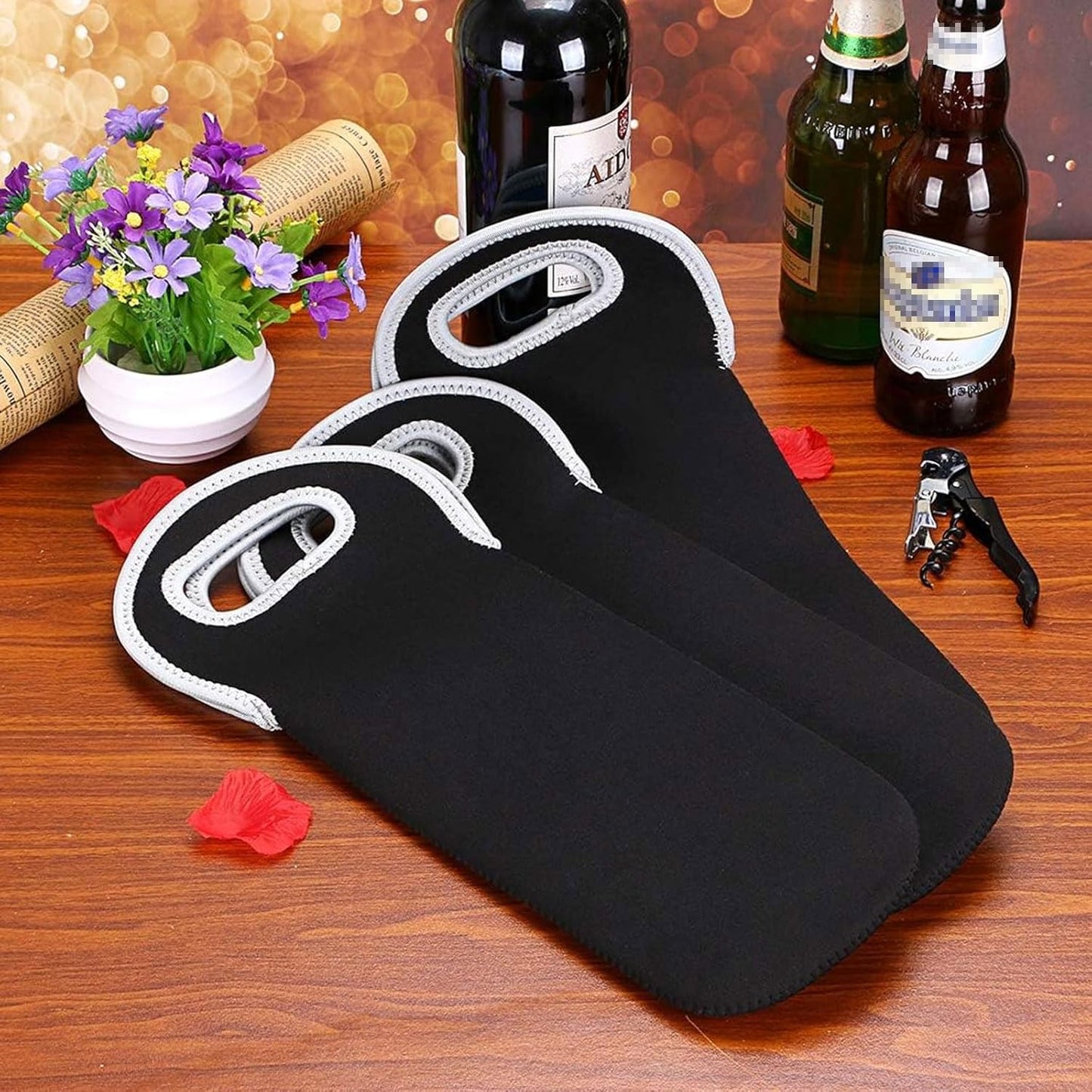 Transportador de Vino Aislado para Dos Botellas