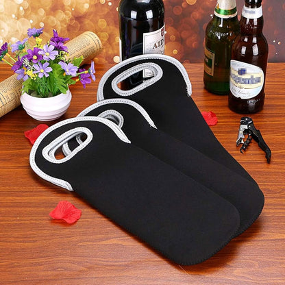Transportador de Vino Aislado para Dos Botellas