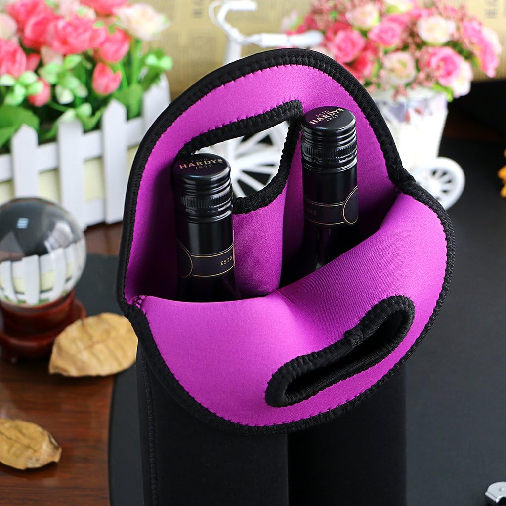 Transportador de Vino Aislado para Dos Botellas