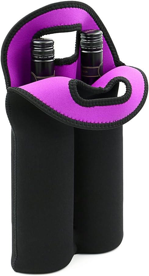 Transportador de Vino Aislado para Dos Botellas