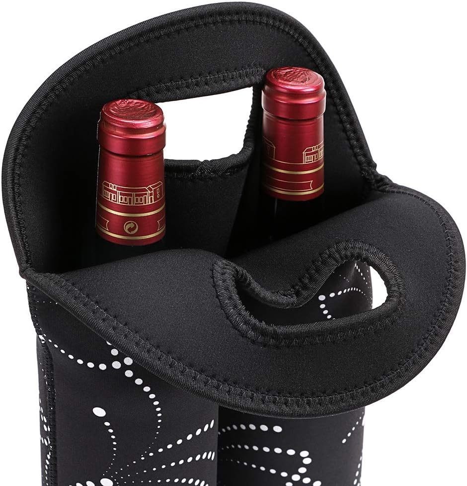 Transportador de Vino Aislado para Dos Botellas
