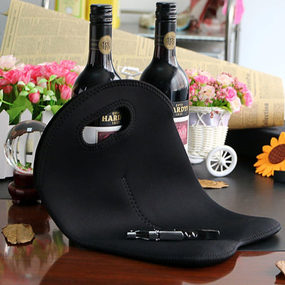 Transportador de Vino Aislado para Dos Botellas