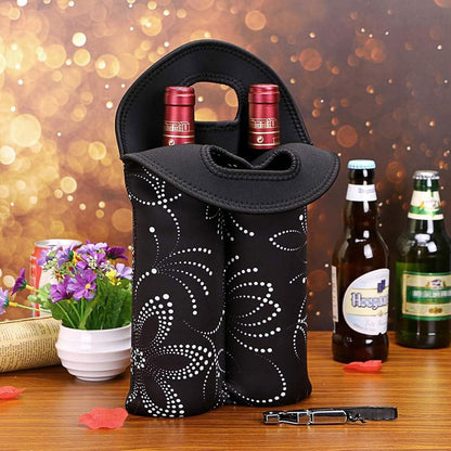 Transportador de Vino Aislado para Dos Botellas