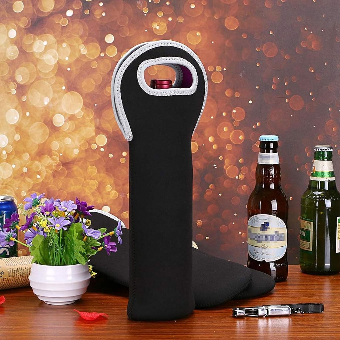 Transportador de Vino Aislado para Dos Botellas