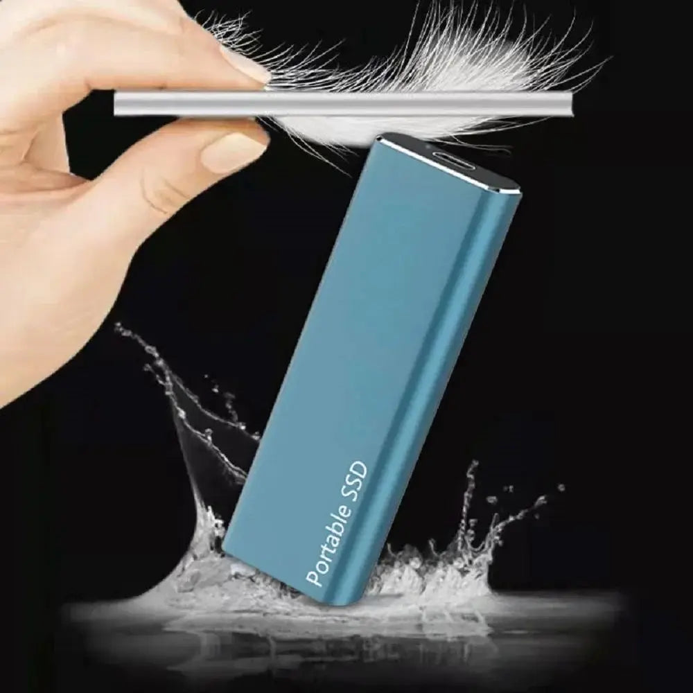 Unidad SSD externa portátil de alta velocidad de aluminio