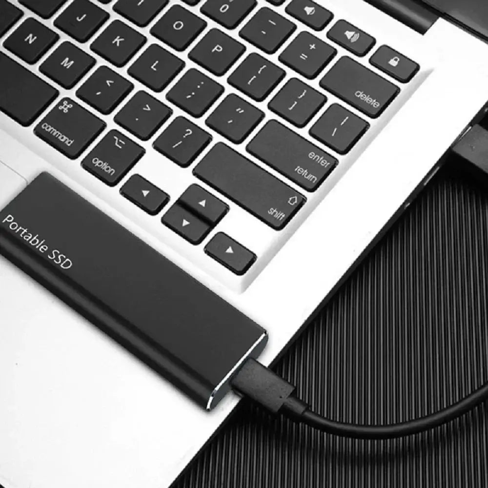 Unidad SSD externa portátil de alta velocidad de aluminio
