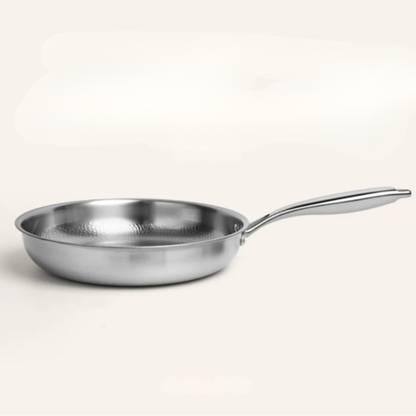 Utensilios de Cocina de Inducción Hechos de Titanio con Acabado Martillado – Utensilios de Cocina Duraderos y Elegantes en Plata Metálica