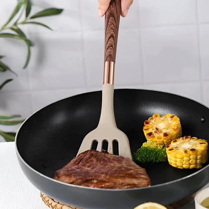 Utensilios de Cocina de Silicona de Lujo | Set de 10 Piezas