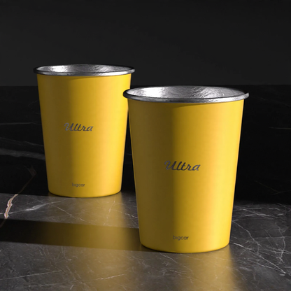 Vaso cervecero de titanio, 350 ml