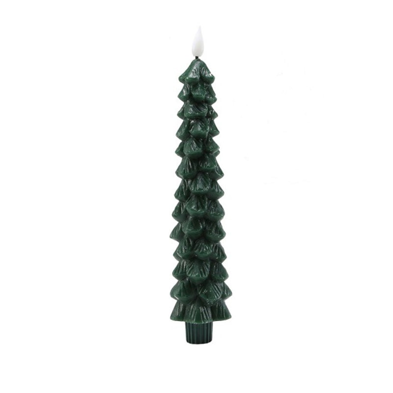 Velas LED en forma de árbol de Navidad
