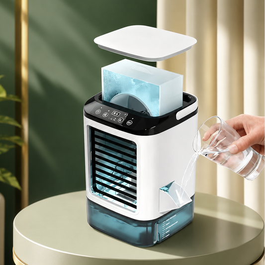 Ventilador de Aire Acondicionado Portátil Unisex con Caja de Hielo