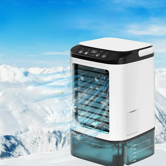 Ventilador de Enfriamiento Compacto con Humidificador