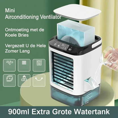 Ventilador de Enfriamiento Compacto con Humidificador