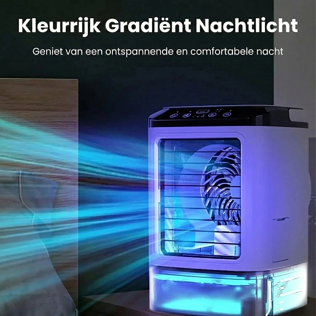 Ventilador de Enfriamiento Compacto con Humidificador