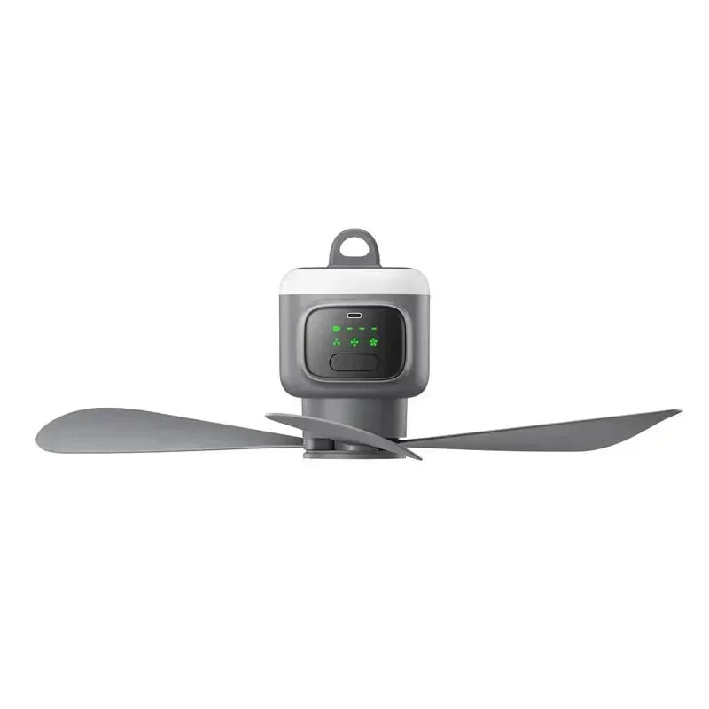 Ventilador portátil de techo y camping de 12 000 mAh – Circulador de aire para tiendas de campaña al aire libre