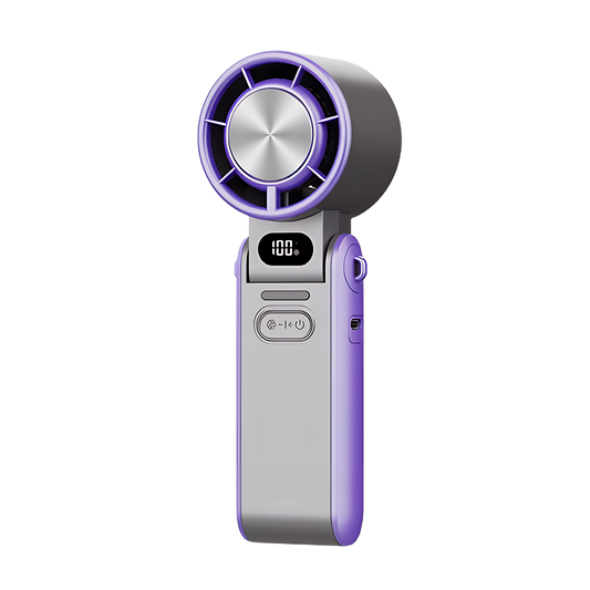 Ventilador Turbo Portátil con Refrigeración Semiconductora para Frescura Instantánea