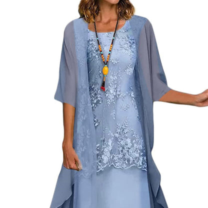 Vestido elegante de dos piezas para fiesta y uso diario