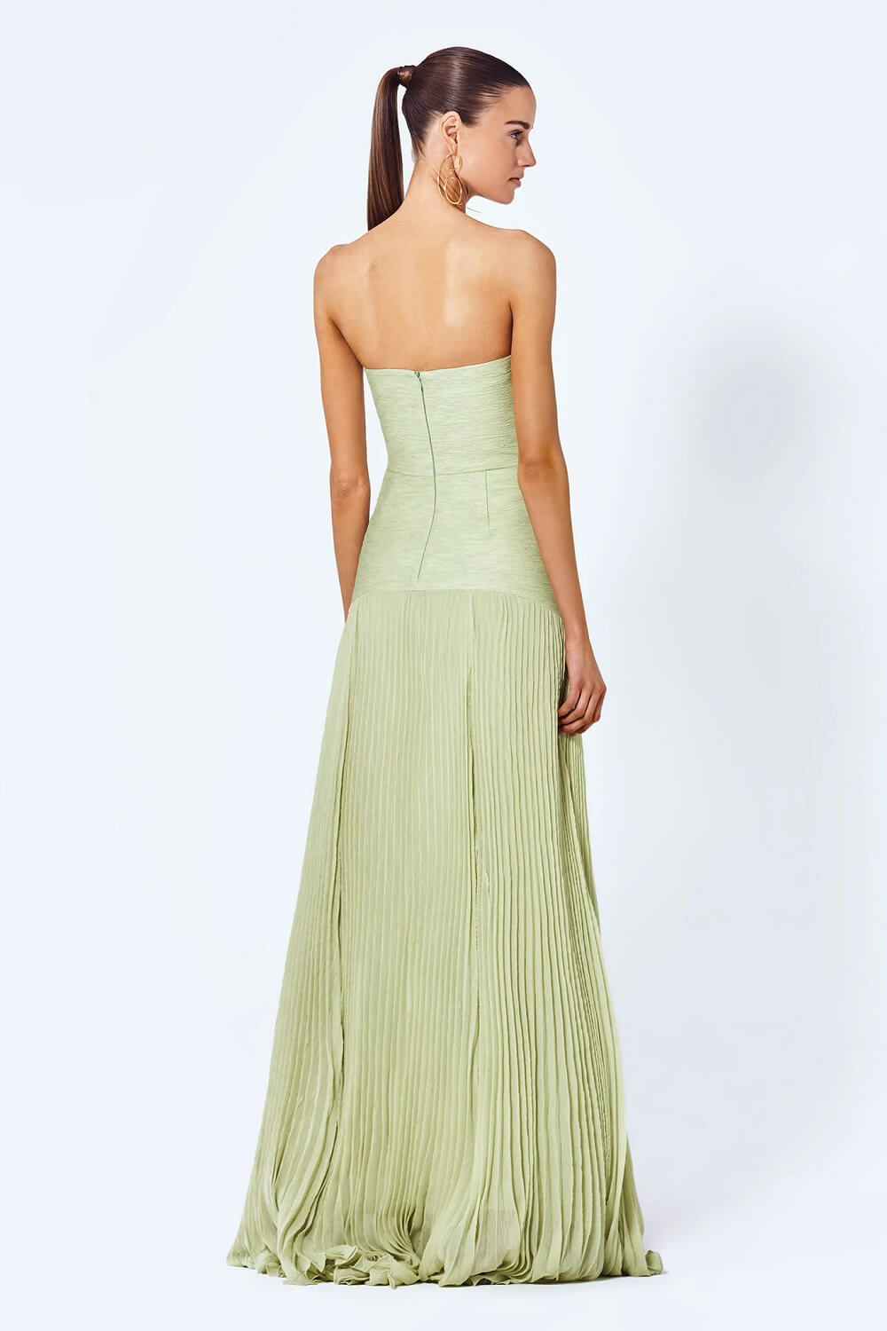 Vestido Largo Verde Flowy