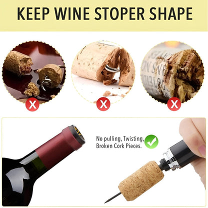 VierraSol | Abrebotellas de Vino por Presión de Aire