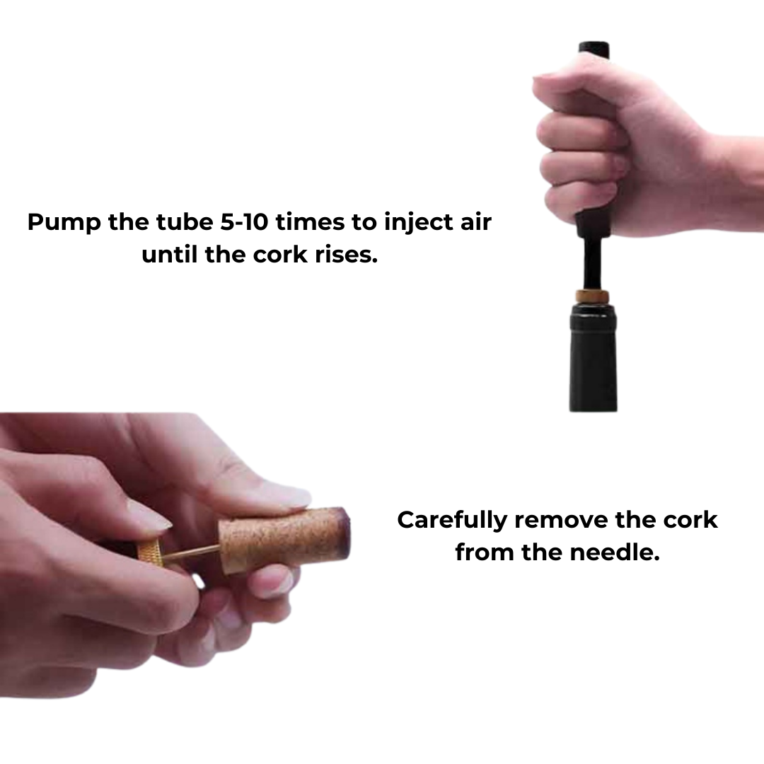 VierraSol | Abrebotellas de Vino por Presión de Aire - CorkEase