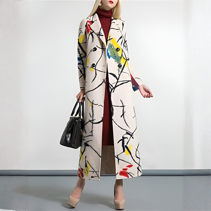 VierraSol | Abrigo Trench Largo de Botones para Mujer