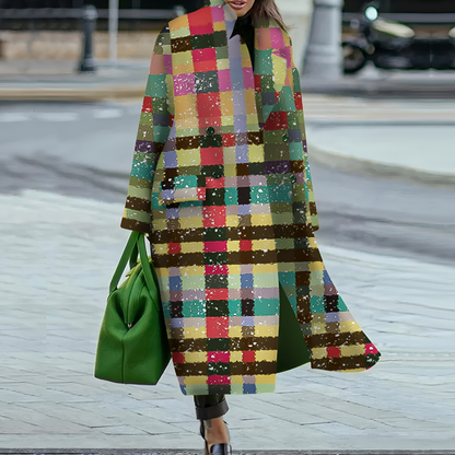 VierraSol | Abrigo Trench Largo de Botones para Mujer