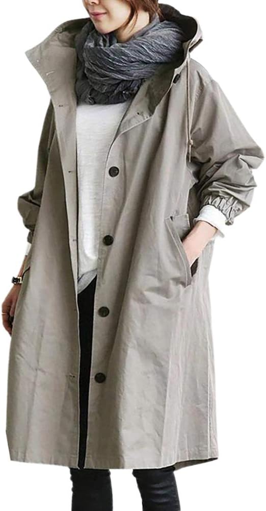 VierraSol | Abrigo Trench Largo de Moda para Mujeres Temporada de Transición 2023