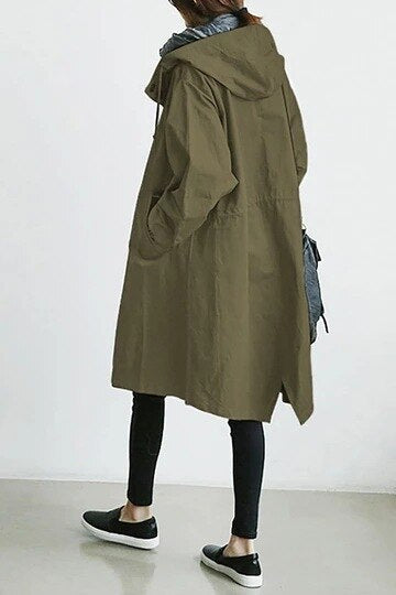 VierraSol | Abrigo Trench Largo de Moda para Mujeres Temporada de Transición 2023