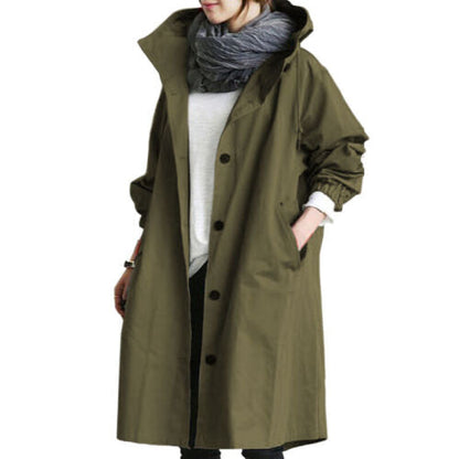 VierraSol | Abrigo Trench Largo de Moda para Mujeres Temporada de Transición 2023