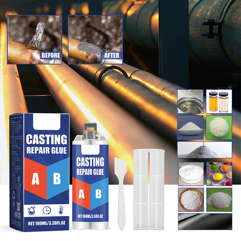 VierraSol | Adhesivo de Reparación para Fundición de Metal Resistente a Altas Temperaturas