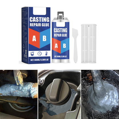 VierraSol | Adhesivo de Reparación para Fundición de Metal Resistente a Altas Temperaturas