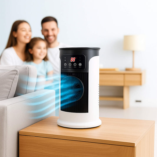 VierraSol | Aire Acondicionado Portátil | Sin Ventanas, Eficiente Energéticamente y Ideal para Uso en Oficina en Casa y Residencias Universitarias
