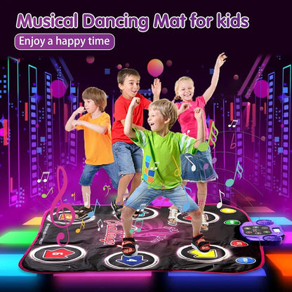 VierraSol | Alfombra de Baile Interactiva con 5 Niveles de Diversión y Desafíos para Niños