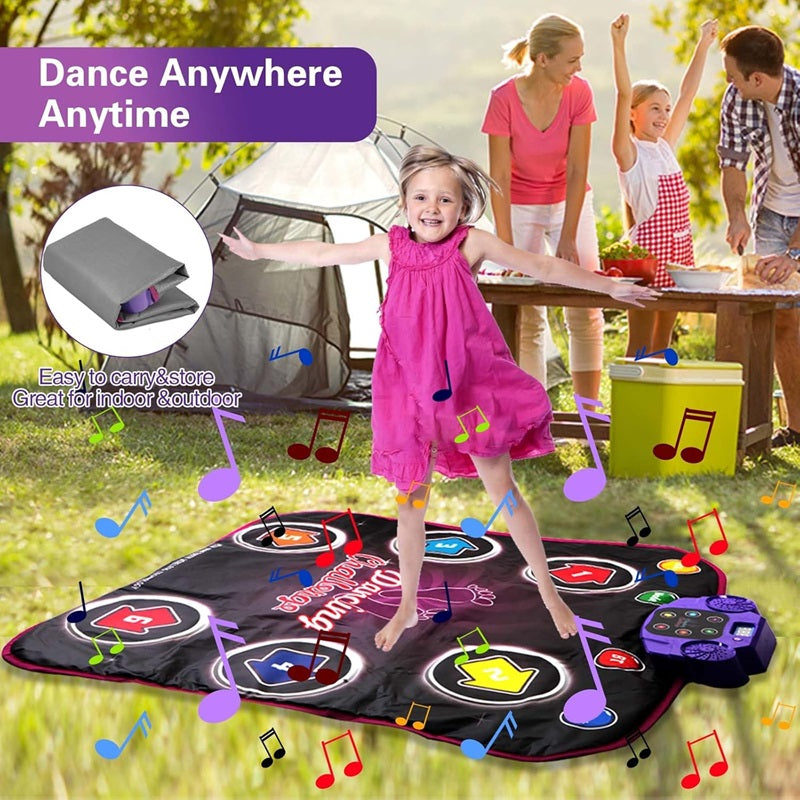 VierraSol | Alfombra de Baile Interactiva con 5 Niveles de Diversión y Desafíos para Niños