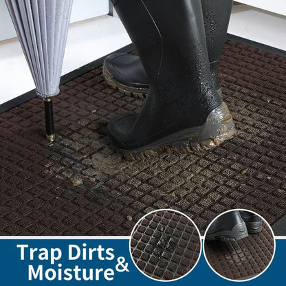 VierraSol | Alfombrilla Antideslizante Robusta para Raspar Suciedad