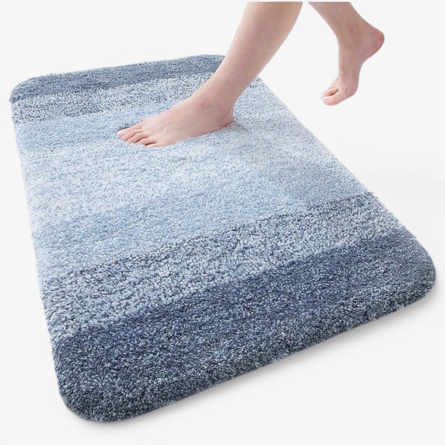 VierraSol | Alfombrilla de Baño Absorbente con Base Antideslizante
