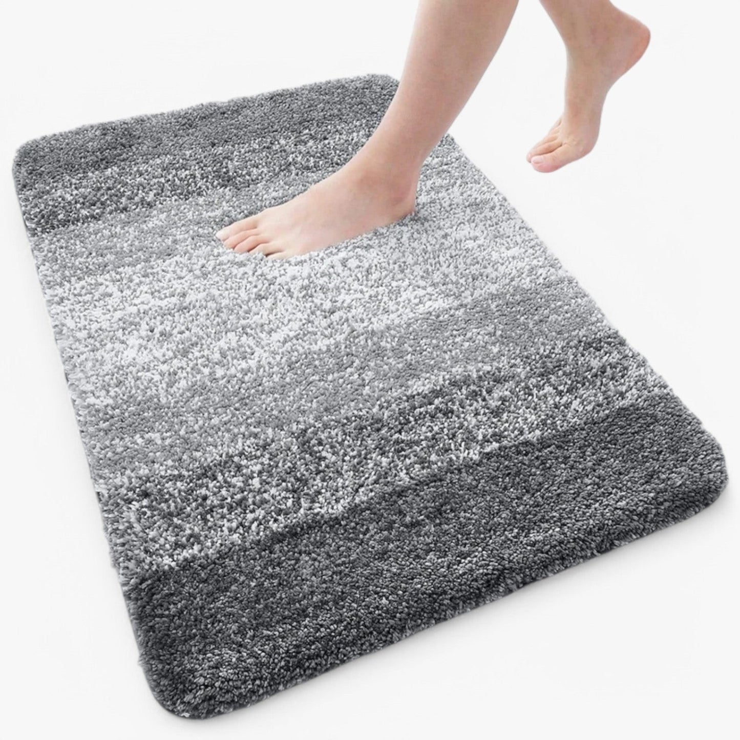 VierraSol | Alfombrilla de Baño Absorbente con Base Antideslizante