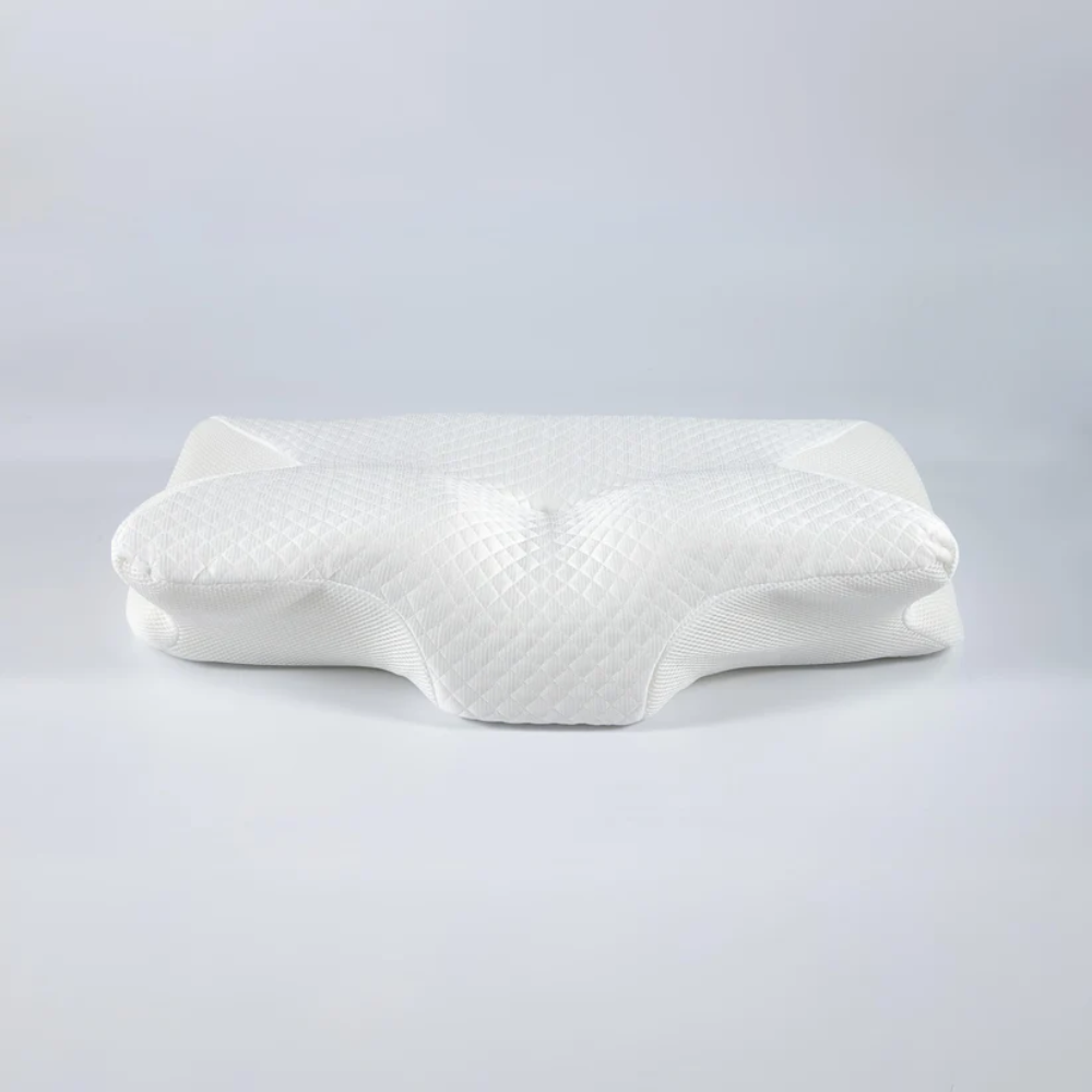 VierraSol | Almohada Antisnore | Soporte Ergonómico para Cuello y Cabeza | Blanca
