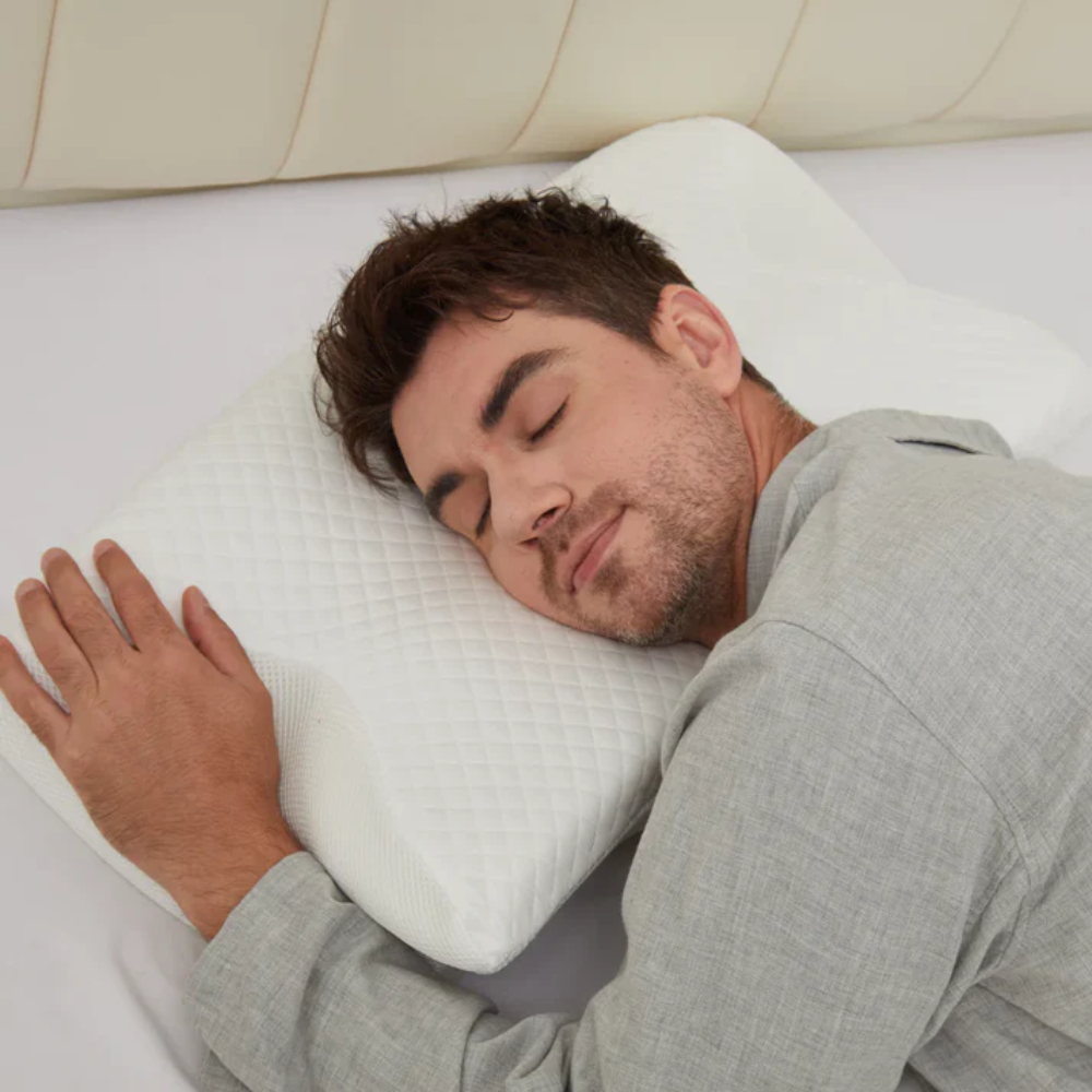 VierraSol | Almohada Antisnore | Soporte Ergonómico para Cuello y Cabeza | Blanca