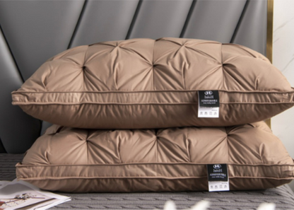 VierraSol | Almohada de Plumas con Diseño Acolchado para la Comodidad del Sueño
